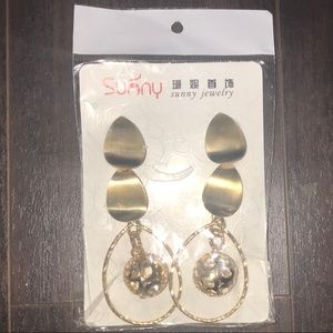 Gold Drop Earrings